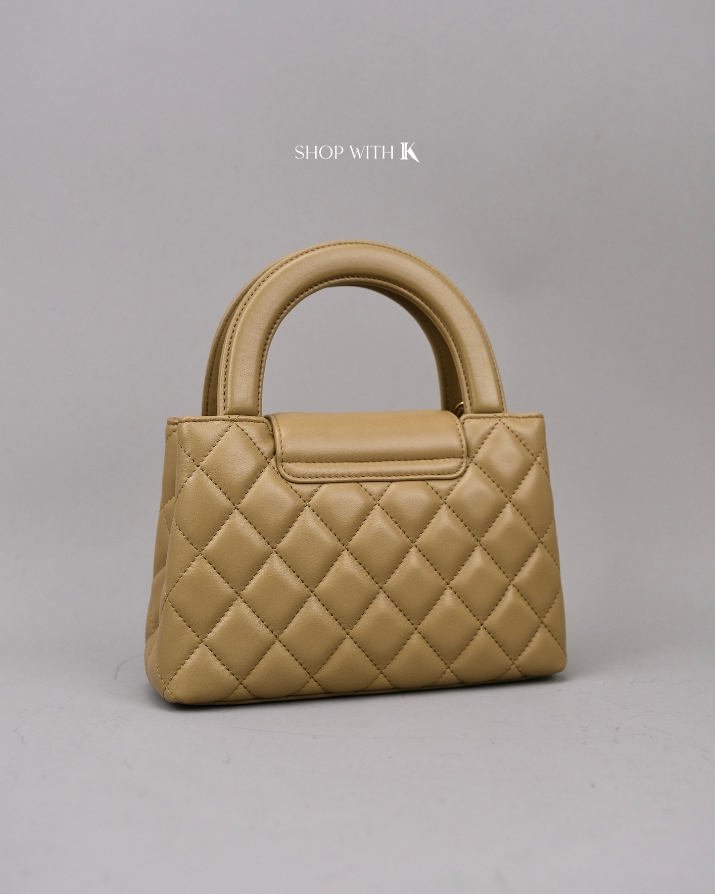 Chanel Mini Kelly Dark Beige GHW