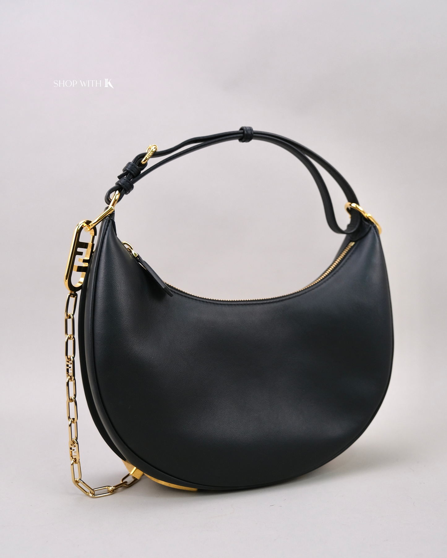 Fendi Fendigraphy Leather Black