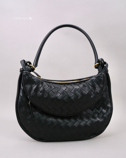 Bottega Veneta Medium Gemelli Black