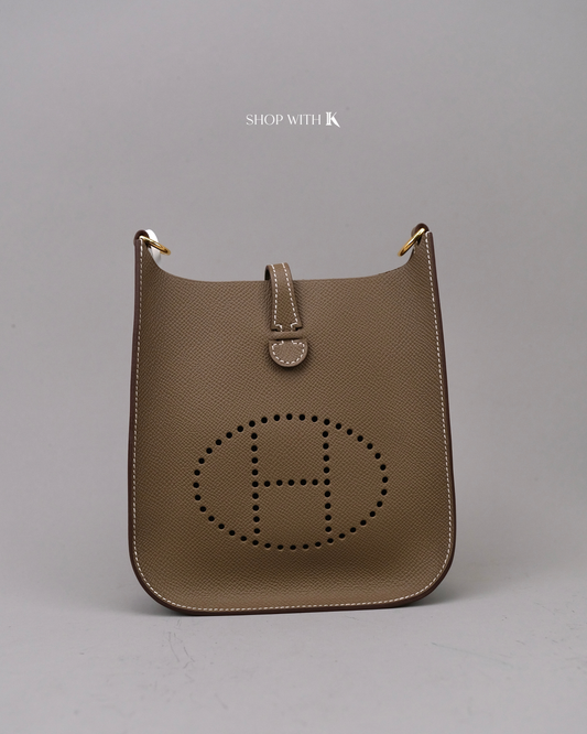 Hermes Evelyne TPM Etoupe Epsom GHW