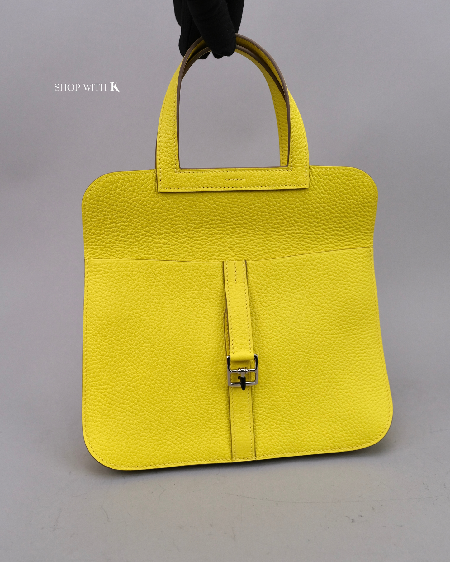 Hermes Halzan 25 Lime PHW