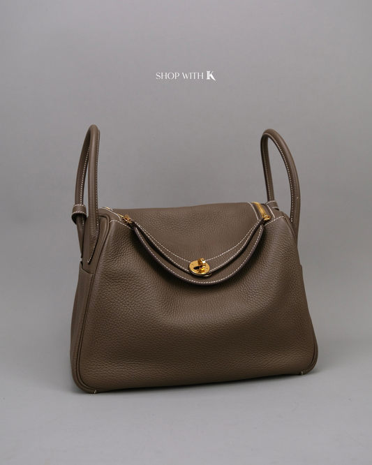 Hermes Lindy 30 Etoupe GHW