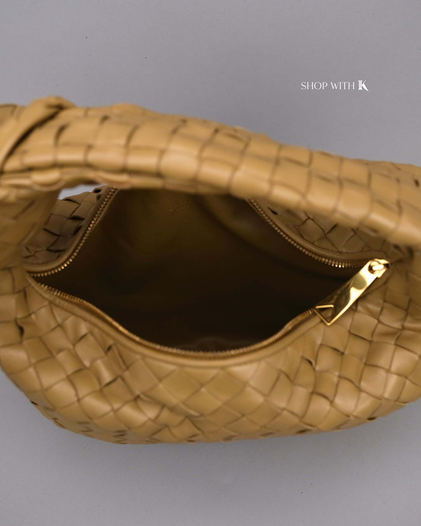 Bottega Veneta Small Jodie Caramel
