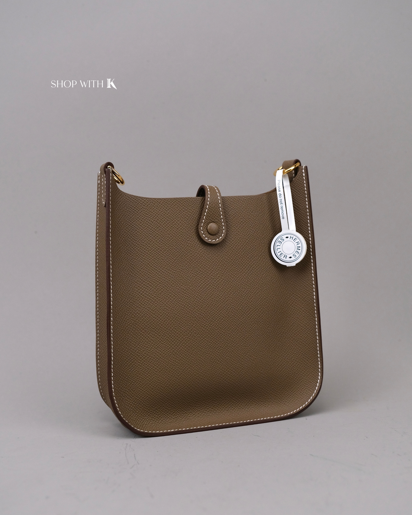 Hermes Evelyne TPM Etoupe Epsom GHW