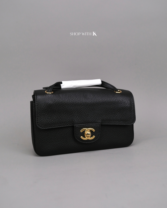 Chanel Mini Maxi Flap Black GHW