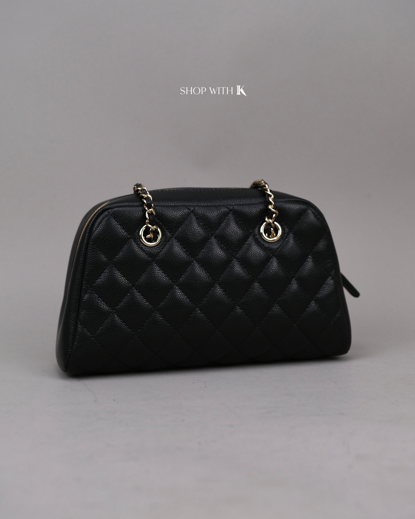 Chanel Bowling Bag Small Black CGHW