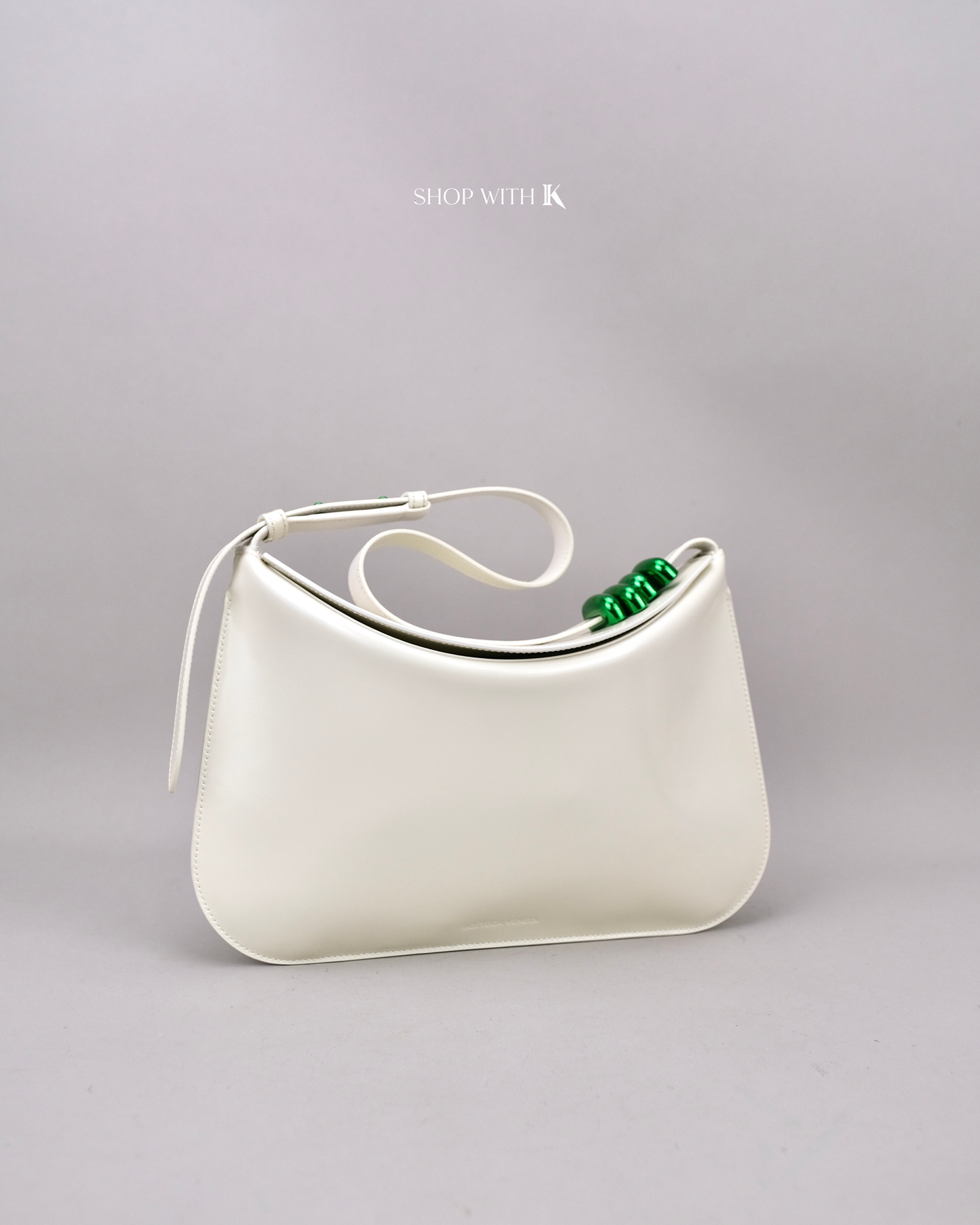 Bottega Veneta Cradle Foldover White