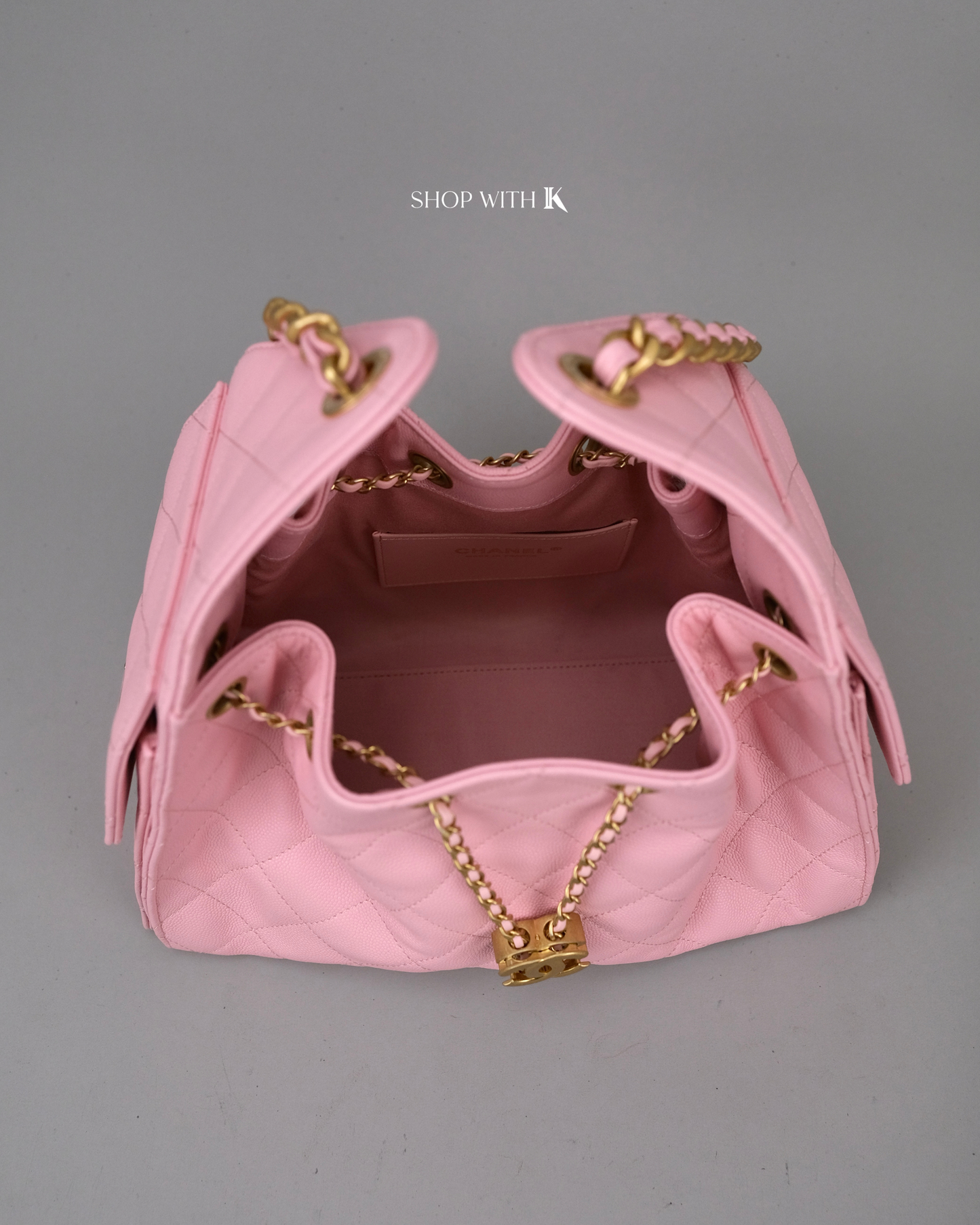 Chanel 25 Small Light Pink GHW