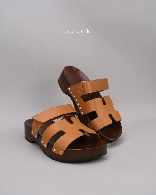 Hermes Kos Clog Gold