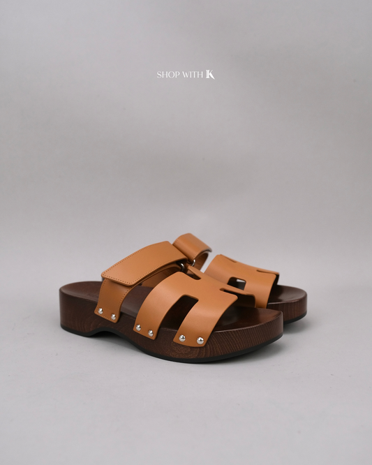 Hermes Kos Clog Gold