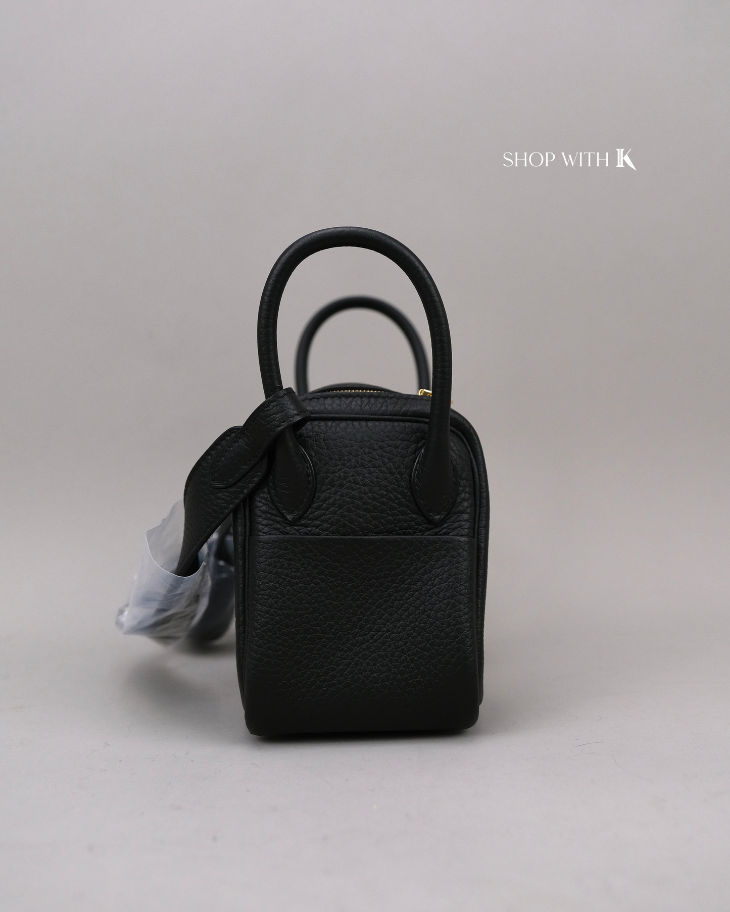 Hermes Mini Lindy Noir GHW