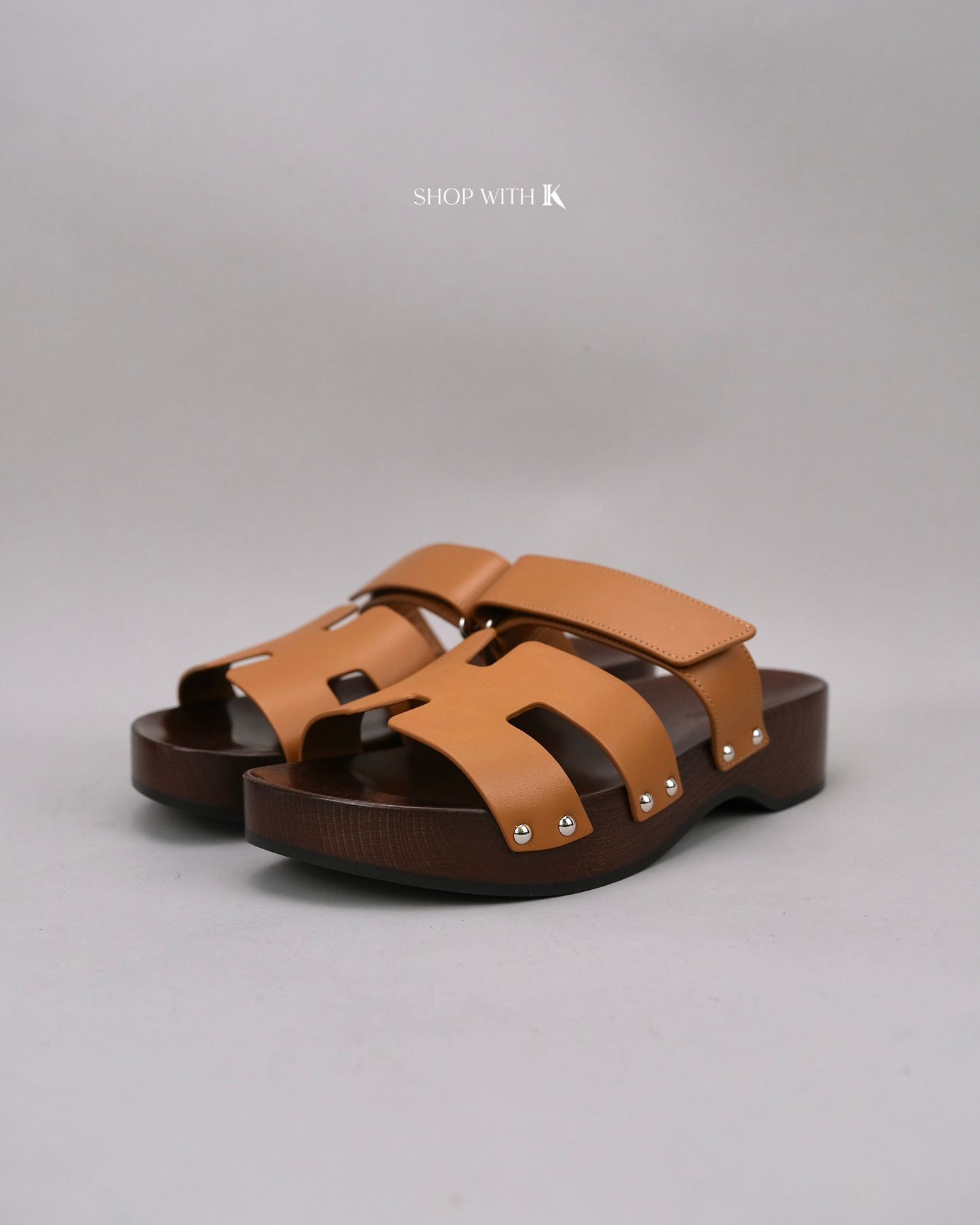 Hermes Kos Clog Gold