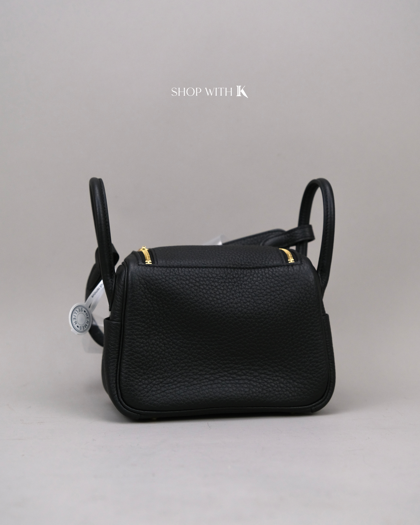 Hermes Mini Lindy Noir GHW
