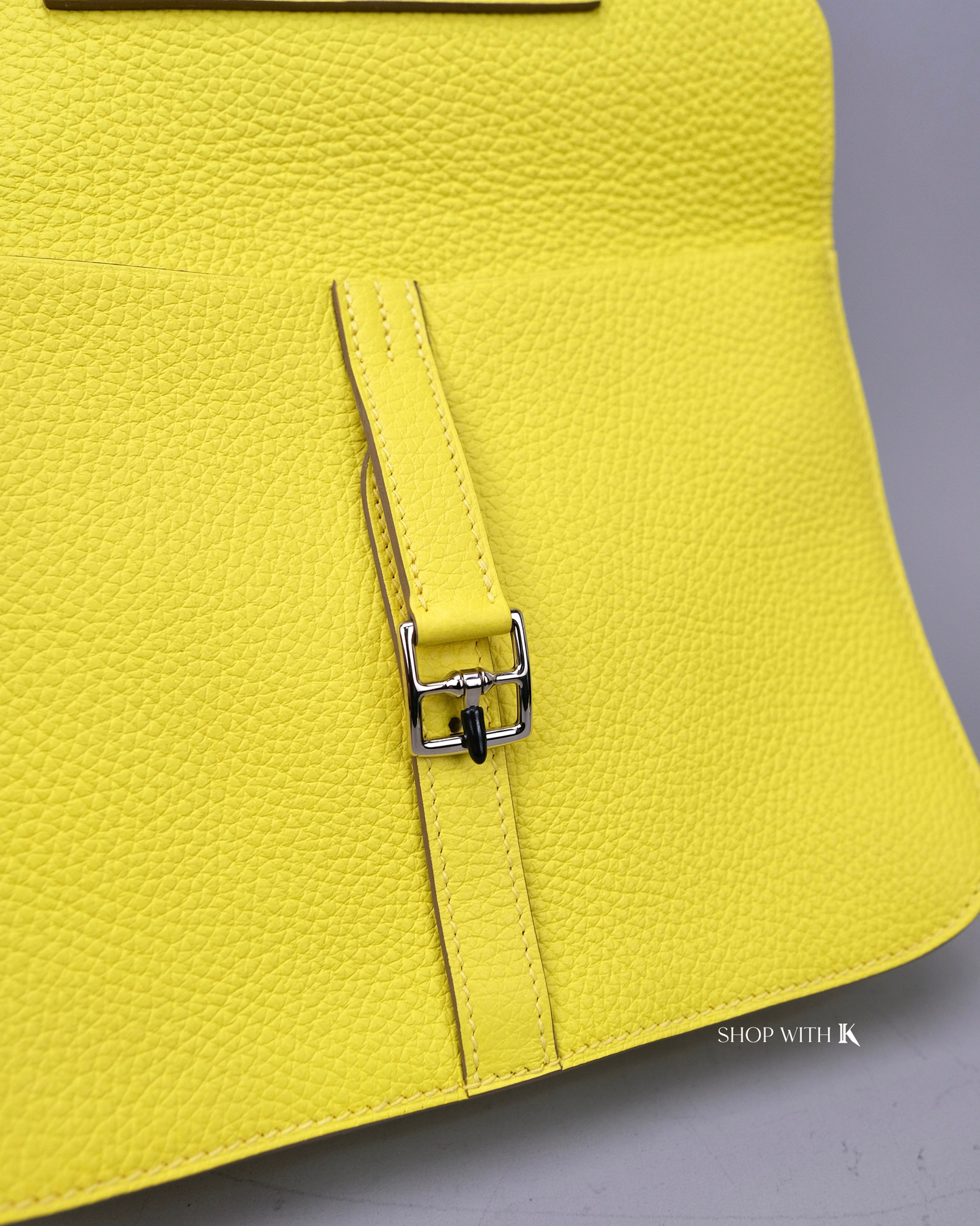 Hermes Halzan 25 Lime PHW