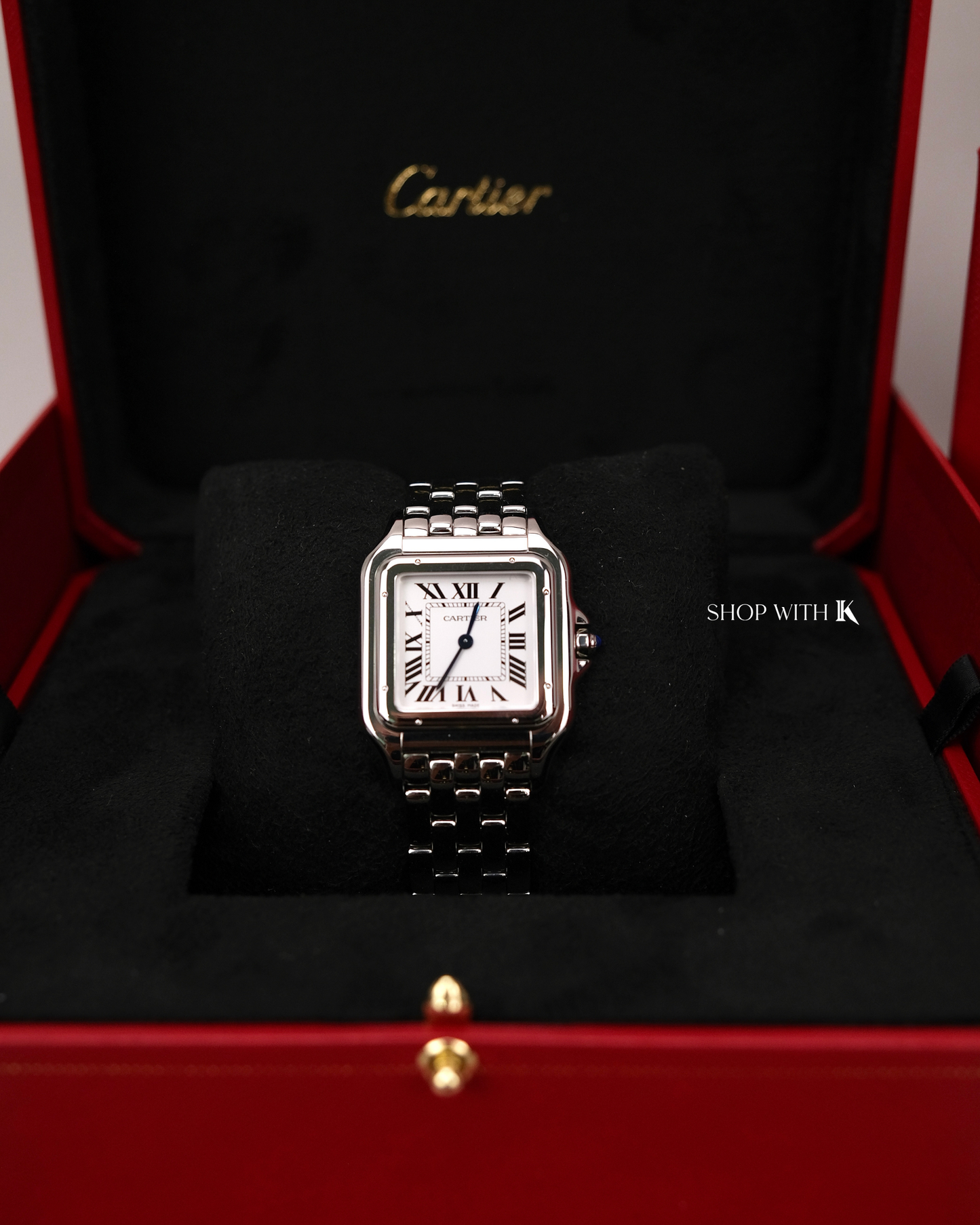 Cartier Panthere Steel Watch Large