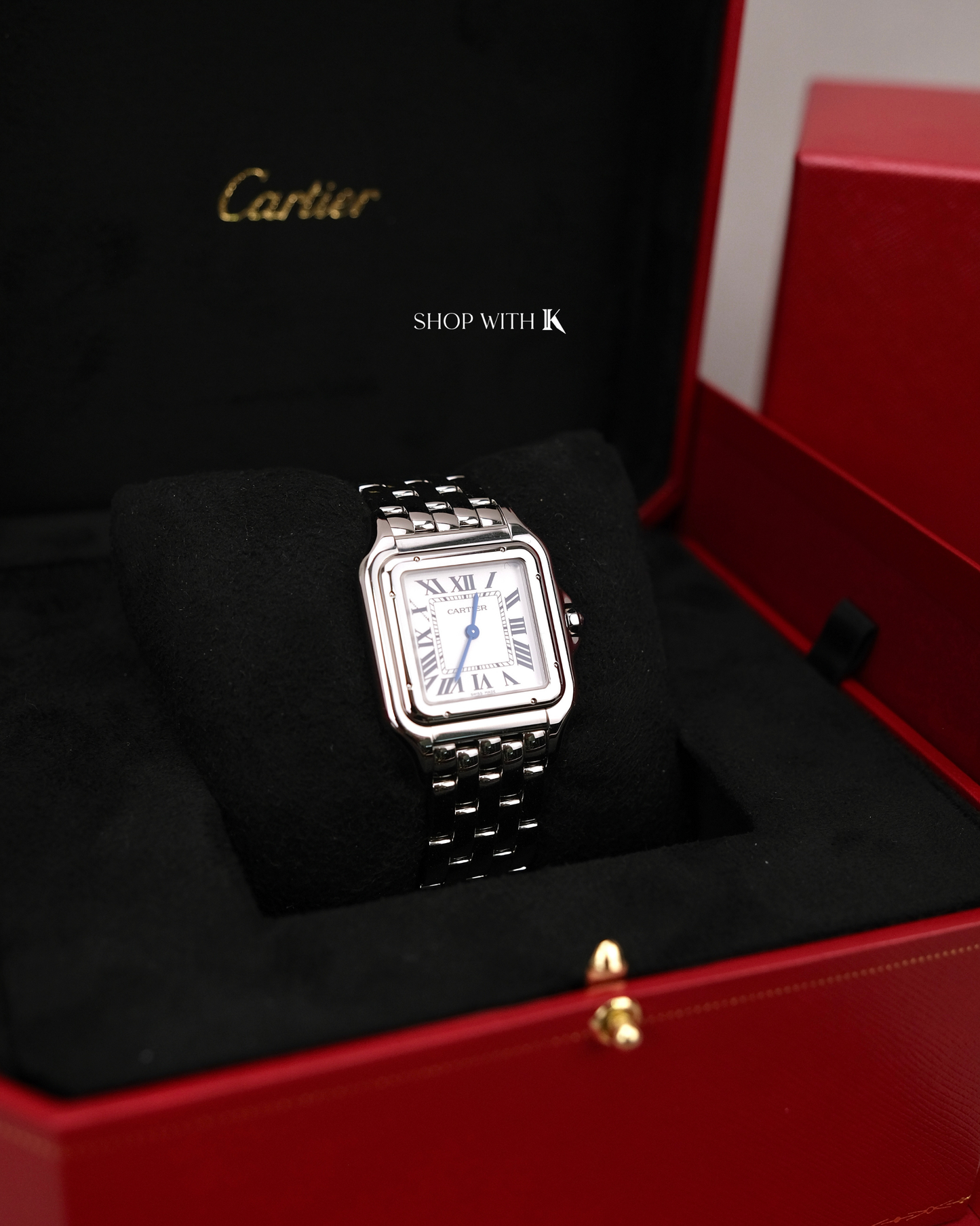 Cartier Panthere Steel Watch Large