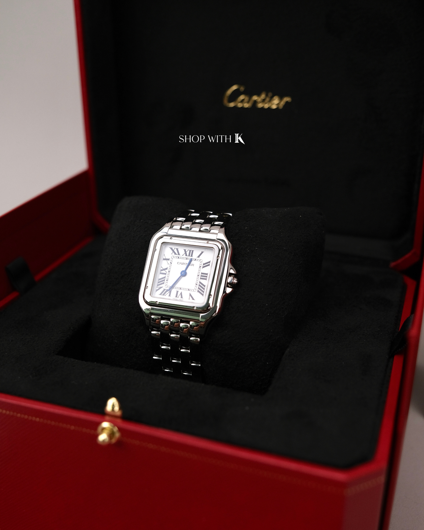 Cartier Panthere Steel Watch Large