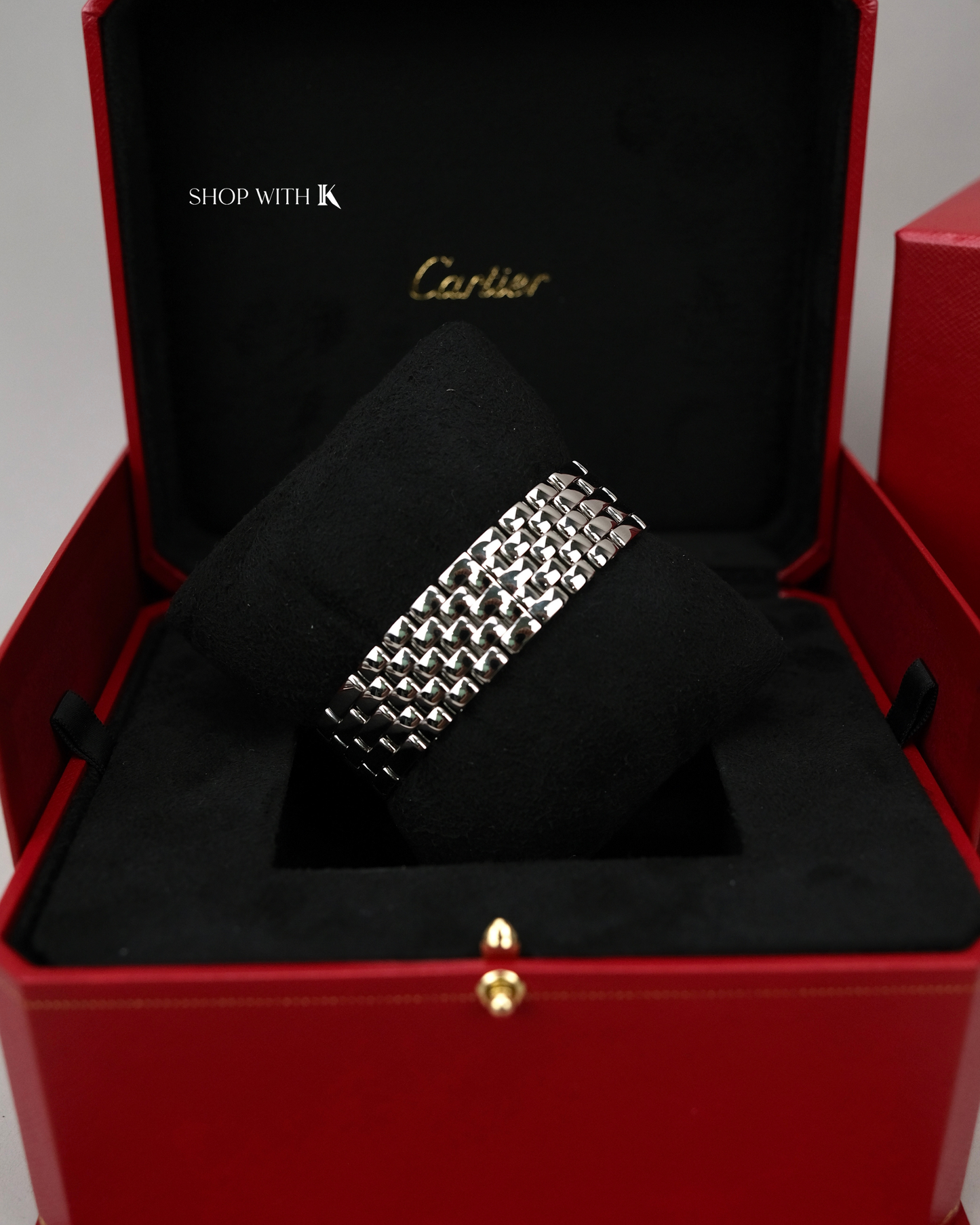 Cartier Panthere Steel Watch Large