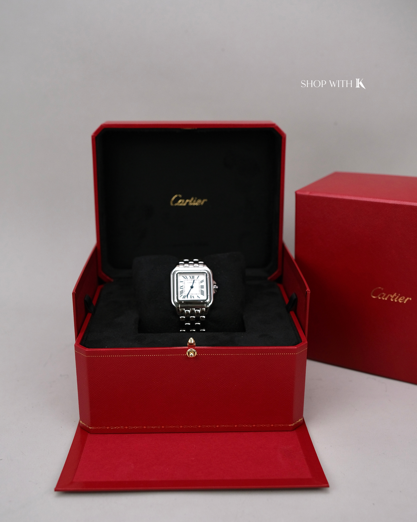 Cartier Panthere Steel Watch Large