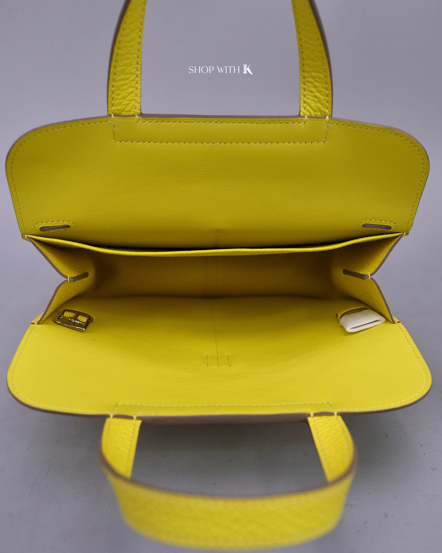 Hermes Halzan 25 Lime PHW