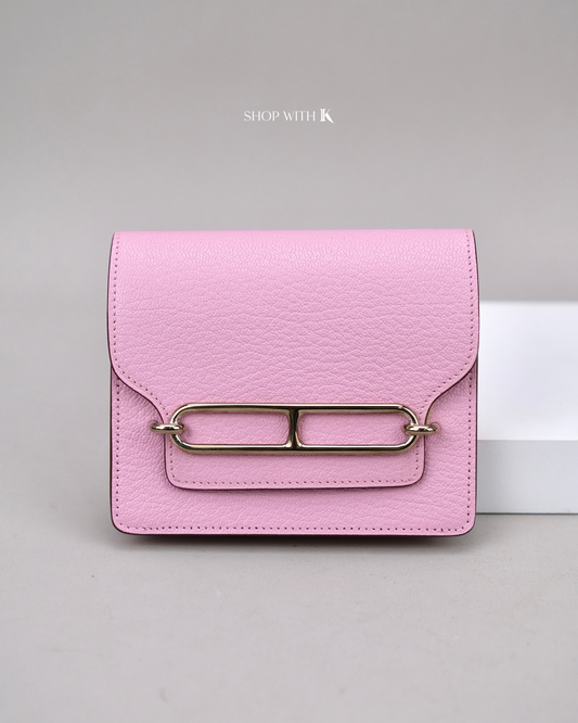 Hermes Roulis Slim Wallet Mauve