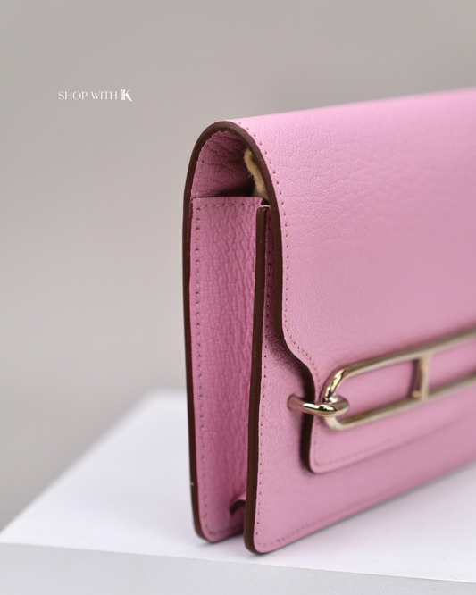 Hermes Roulis Slim Wallet Mauve