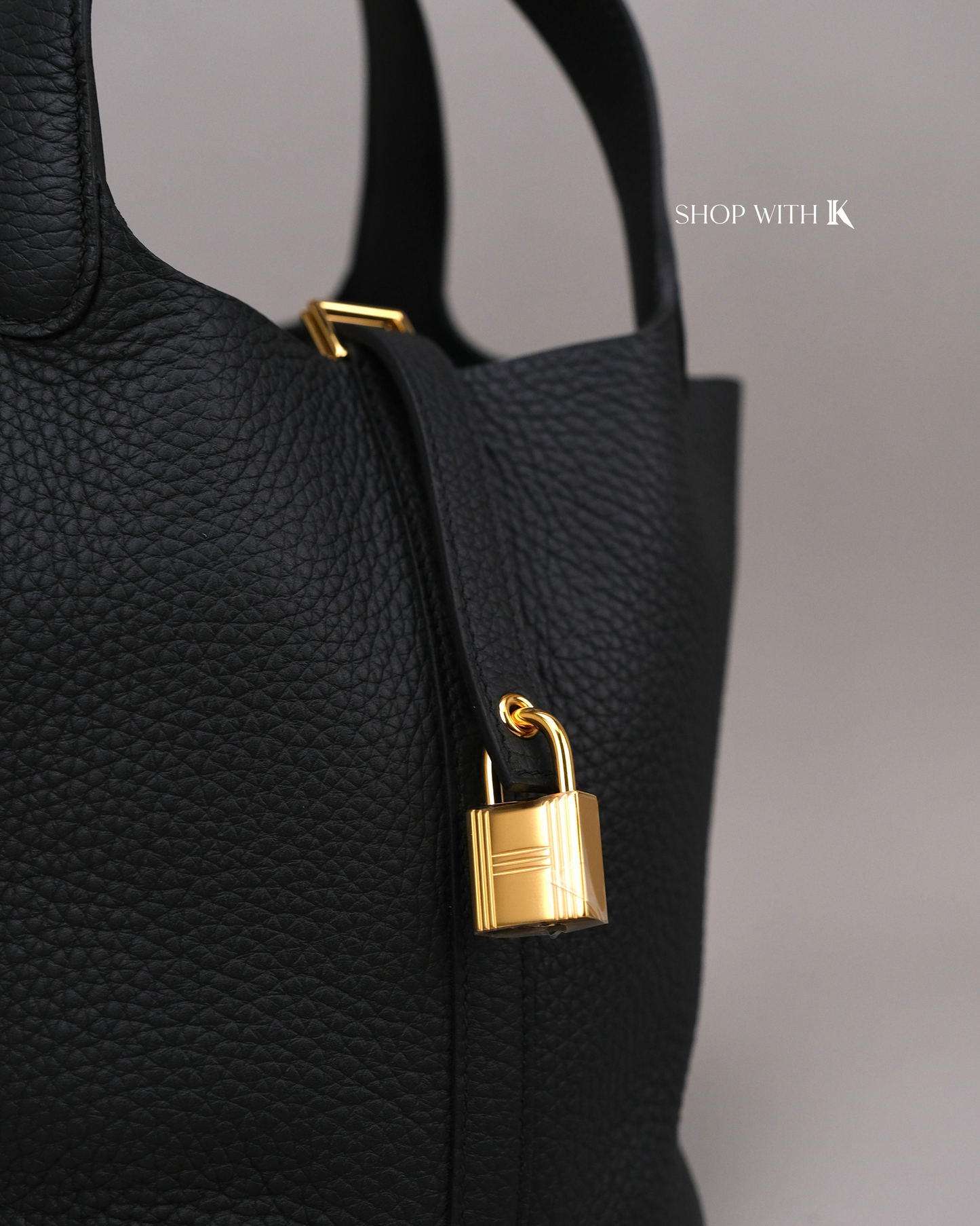 Hermes Picotin 18 Noir GHW