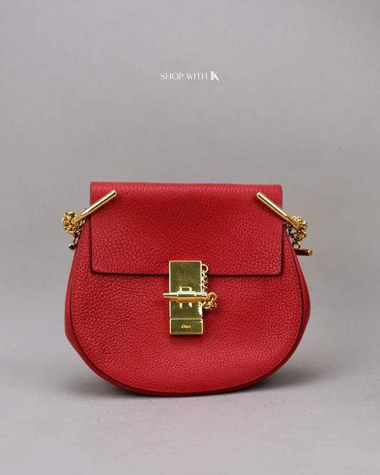 Chloe Red Drew Bag