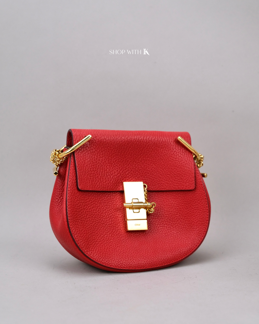 Chloe Red Drew Bag