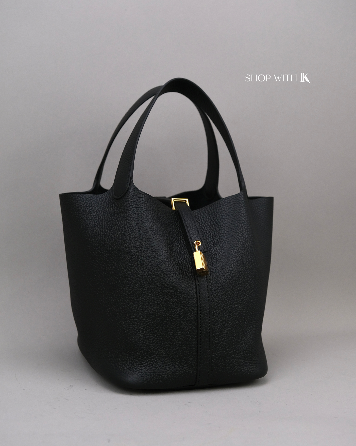 Hermes Picotin 22 Noir GHW