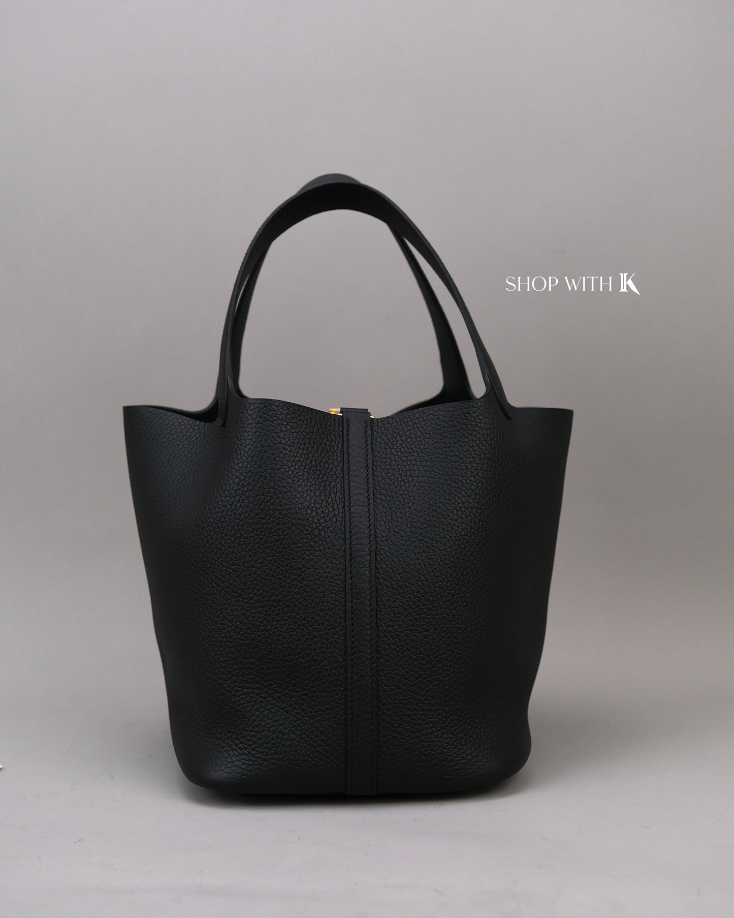 Hermes Picotin 22 Noir GHW