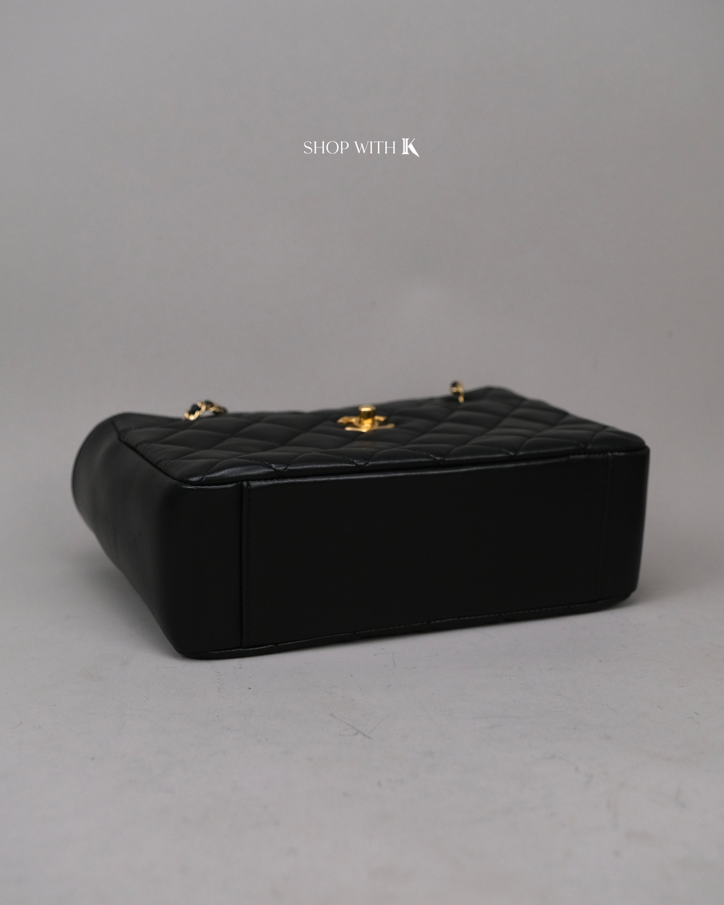 Chanel Matelasse Shopping Tote Small Black GHW