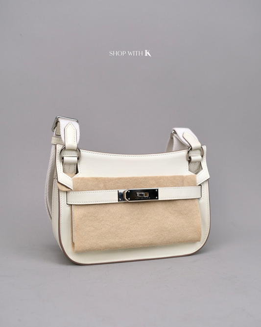 Hermes Mini Jypsiere Gris Pale PHW
