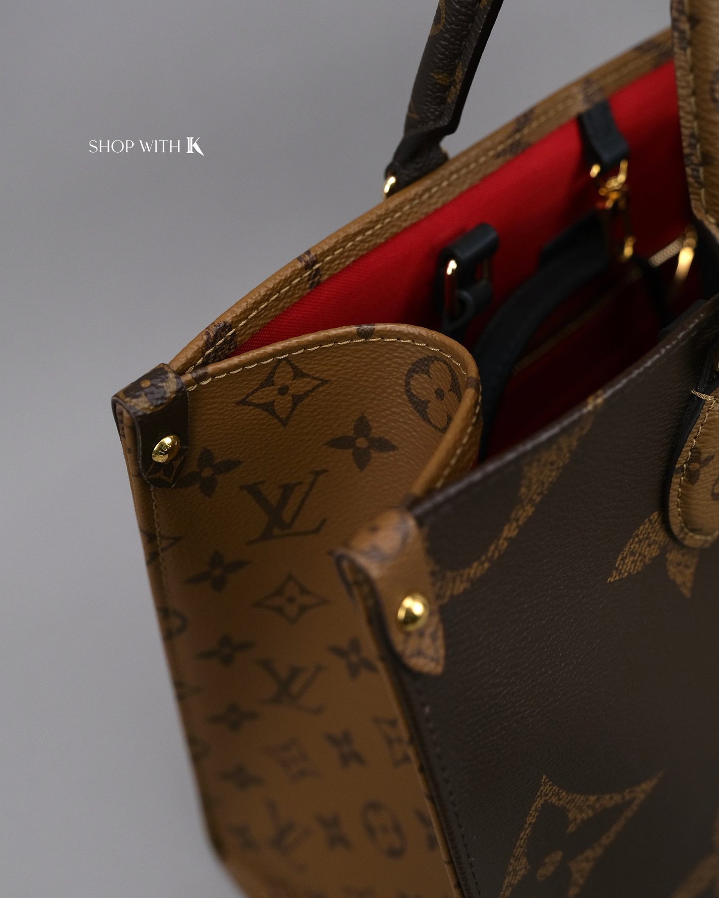 Louis Vuitton On the Go MM Reversed Monogram