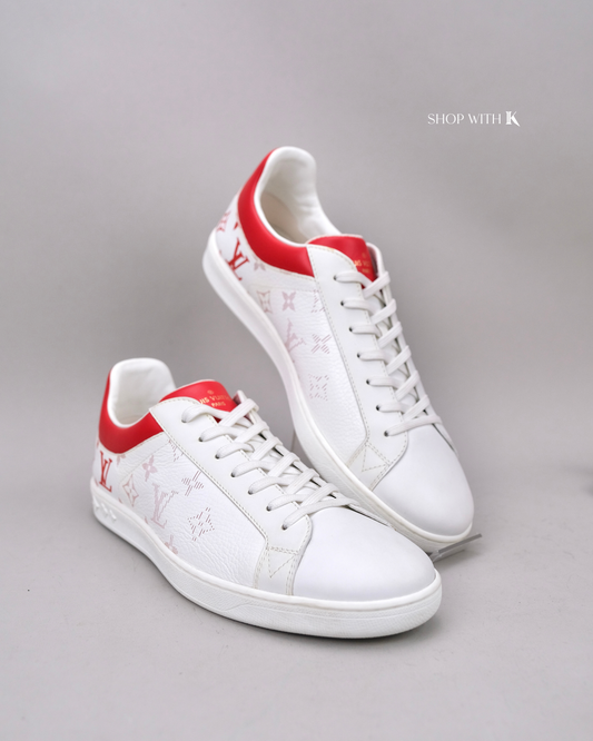 Louis Vuitton Shoes White/Red