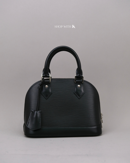 Louis Vuitton Alma BB Epi Leather Black