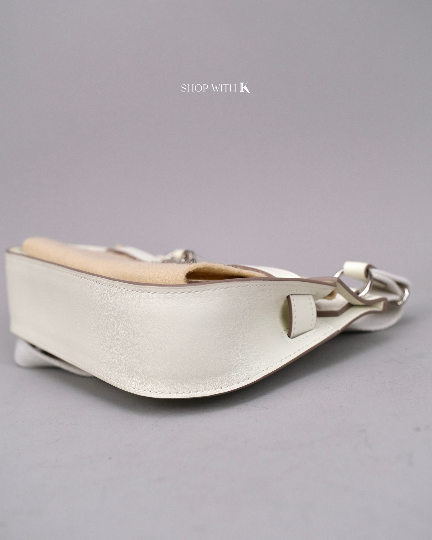 Hermes Mini Jypsiere Gris Pale PHW
