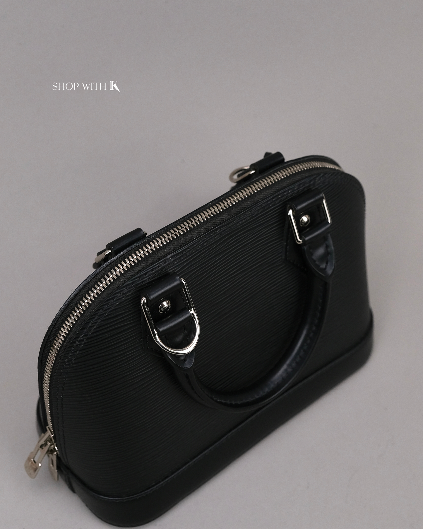 Louis Vuitton Alma BB Epi Leather Black