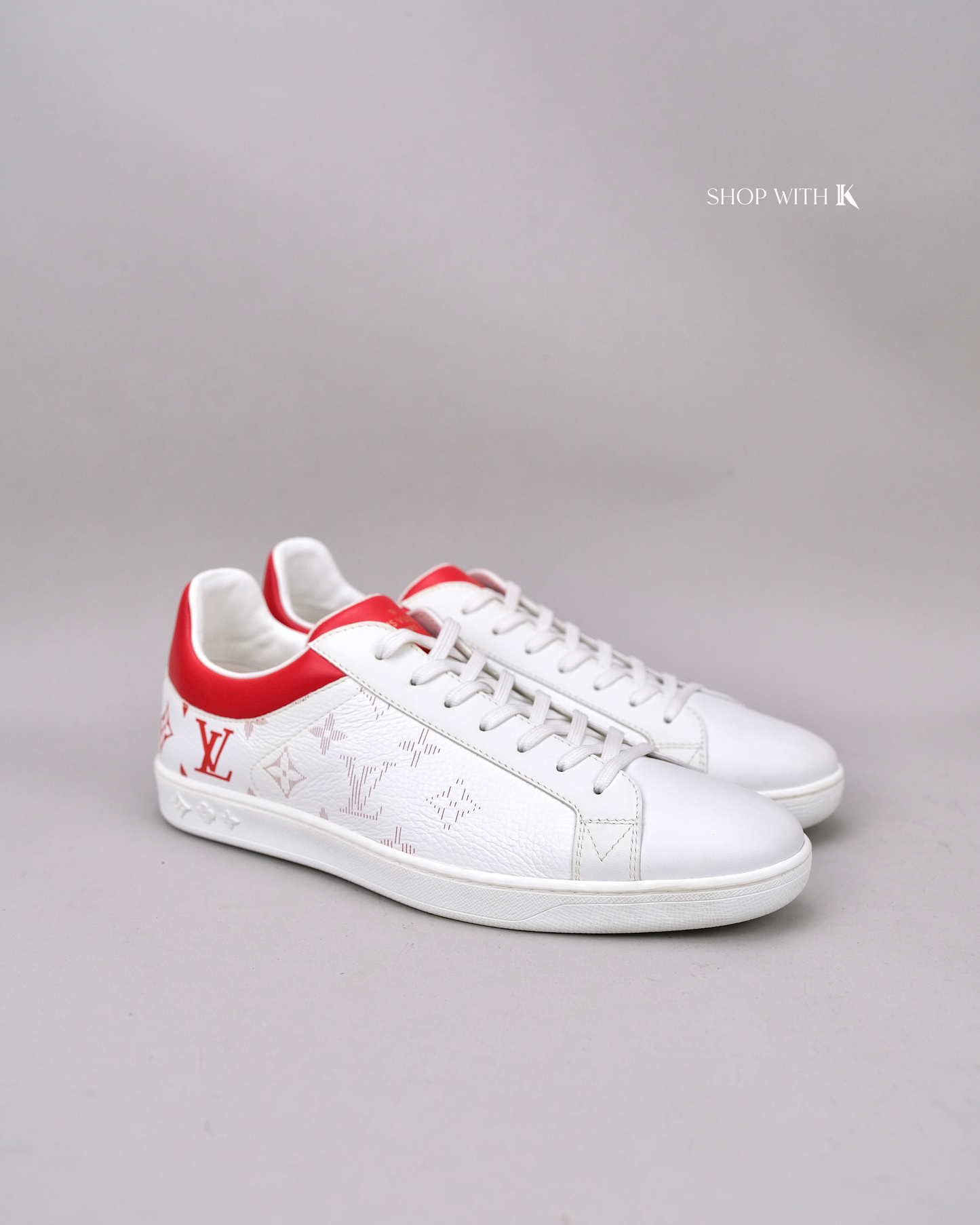 Louis Vuitton Shoes White/Red