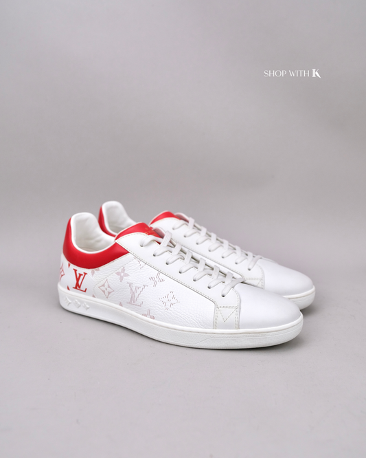 Louis Vuitton Shoes White/Red