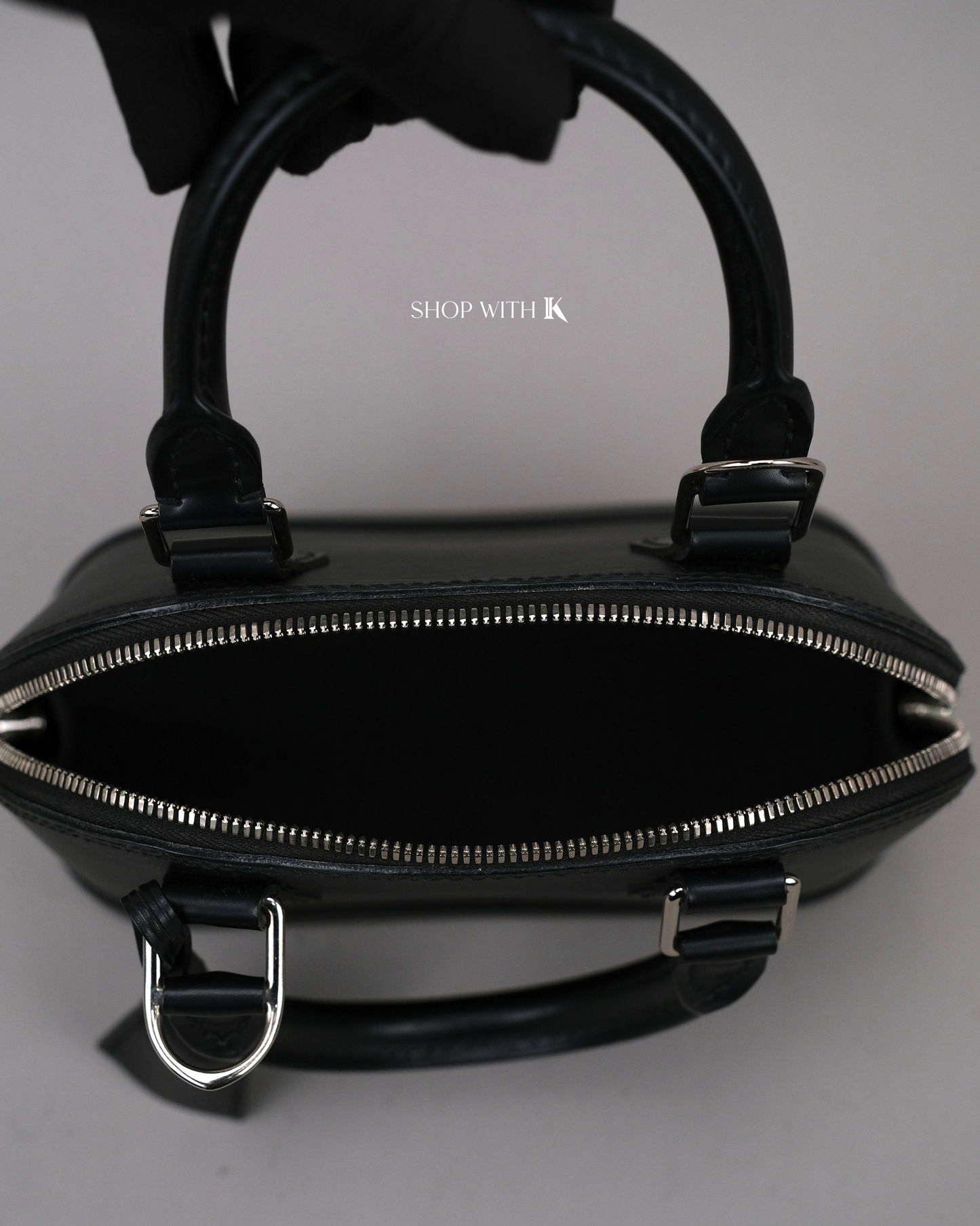 Louis Vuitton Alma BB Epi Leather Black