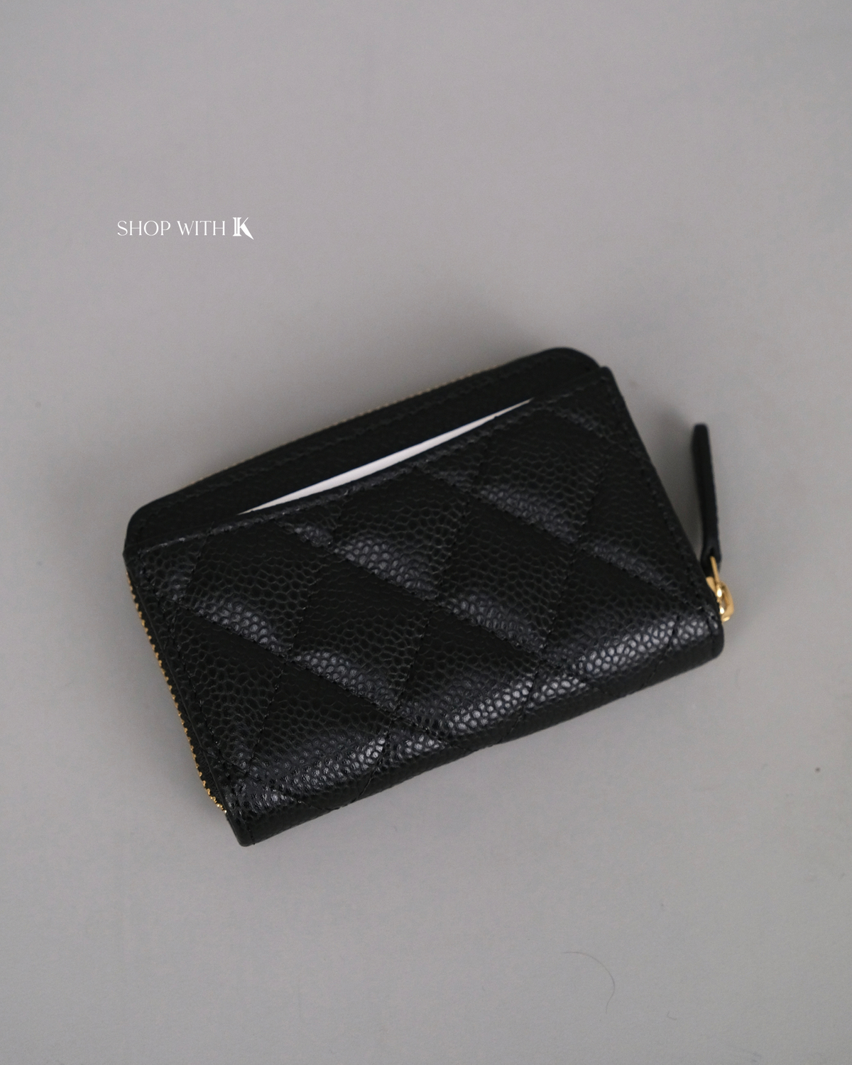 Chanel Zipped Card Holder