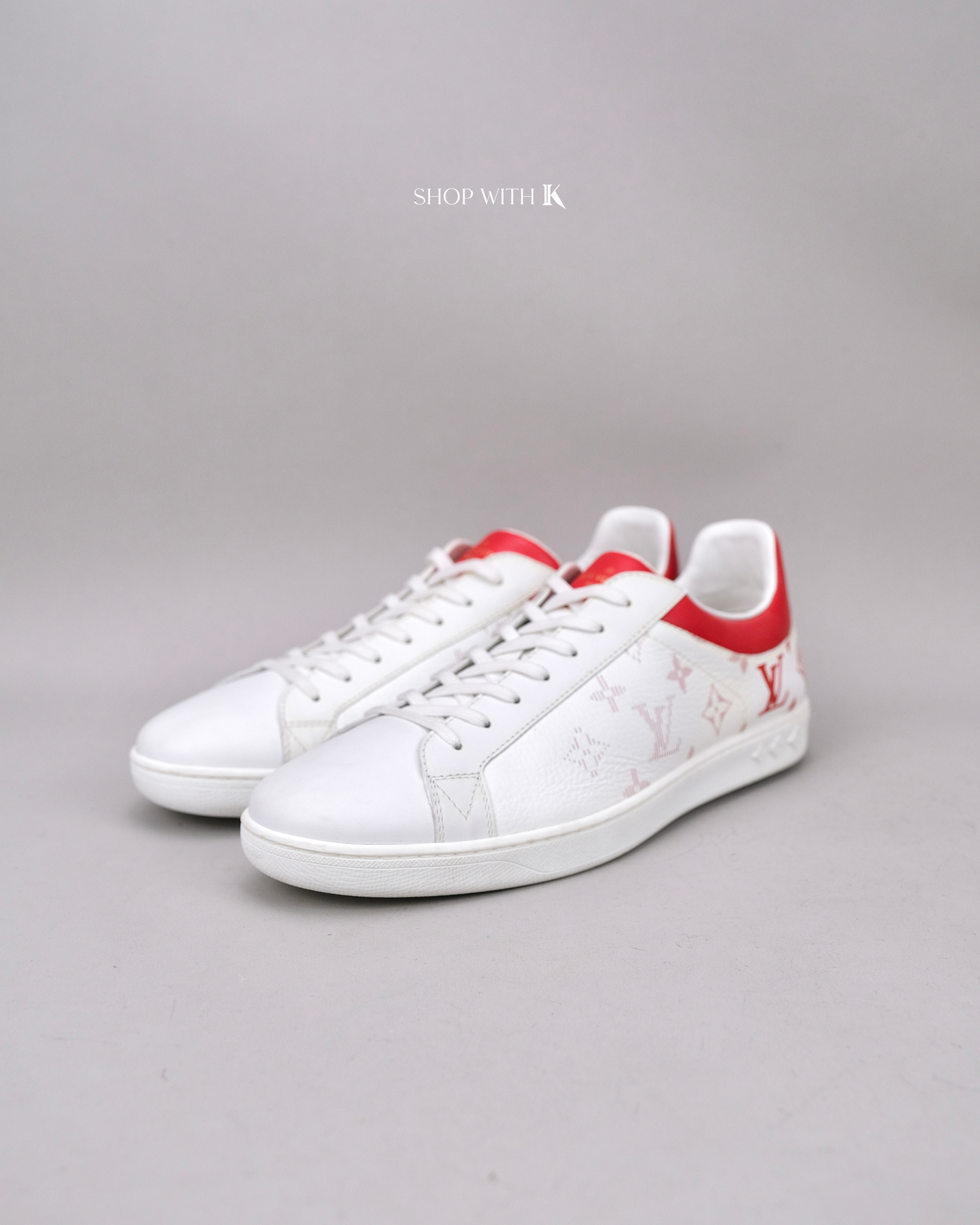 Louis Vuitton Shoes White/Red