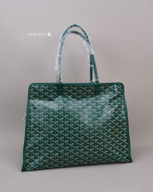 Goyard Goyardine Sac Hardy PM Green