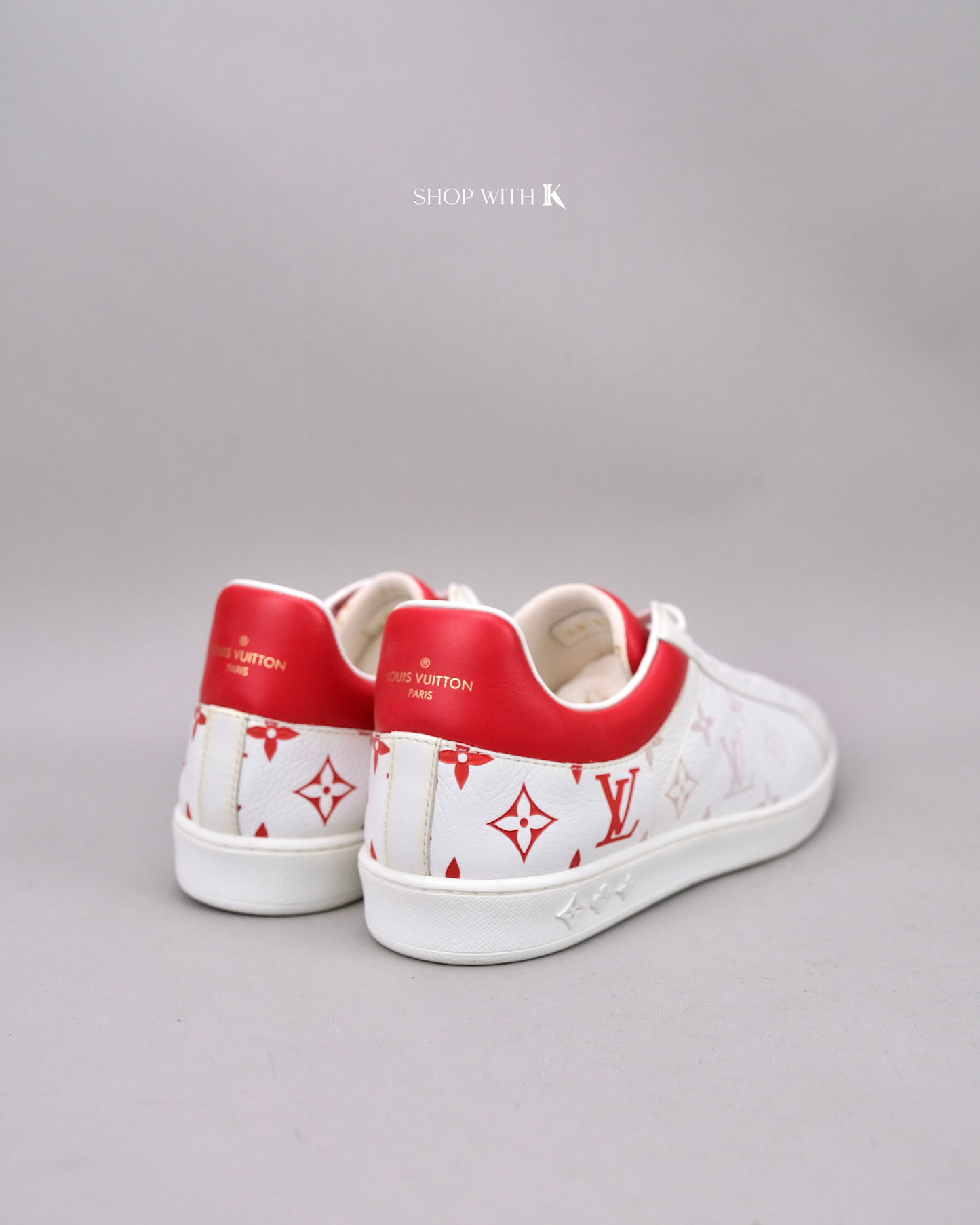 Louis Vuitton Shoes White/Red