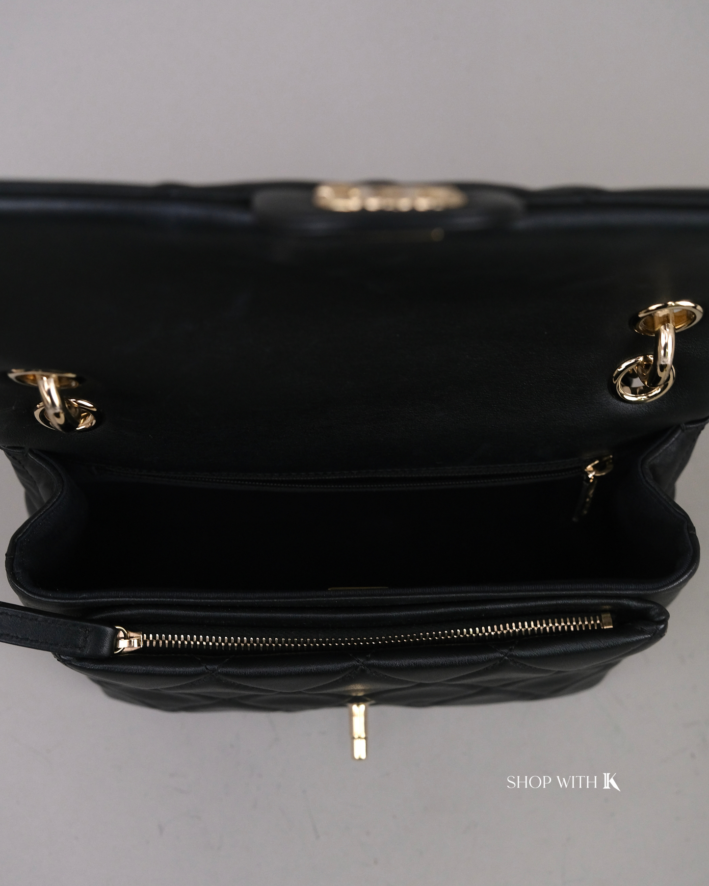 Chanel Flap Bag with Chunky Chain Strap