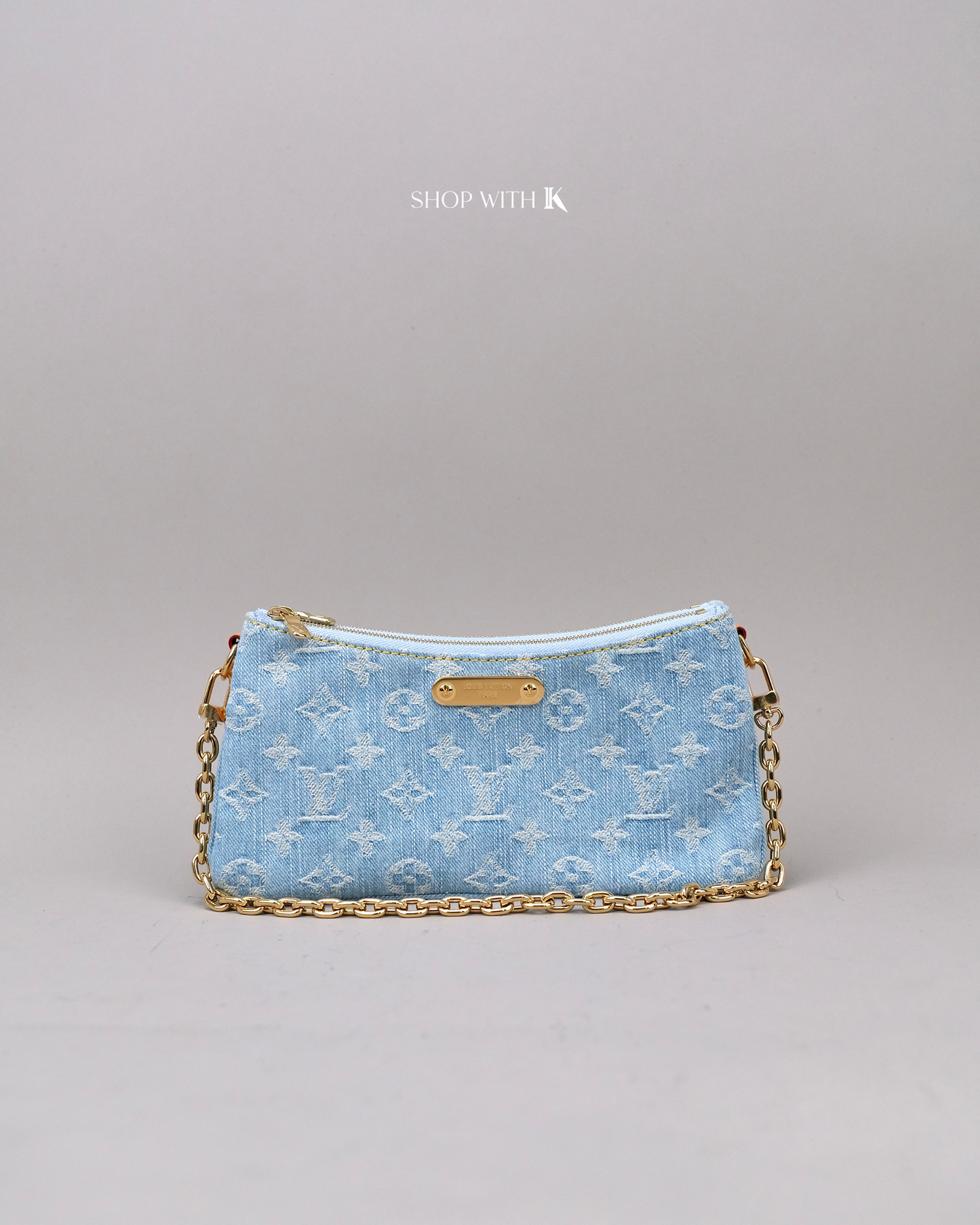 Louis Vuitton Liv Pochette Monogram Denim