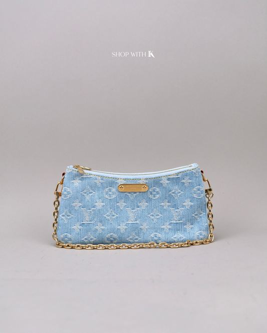 Louis Vuitton Liv Pochette Monogram Denim