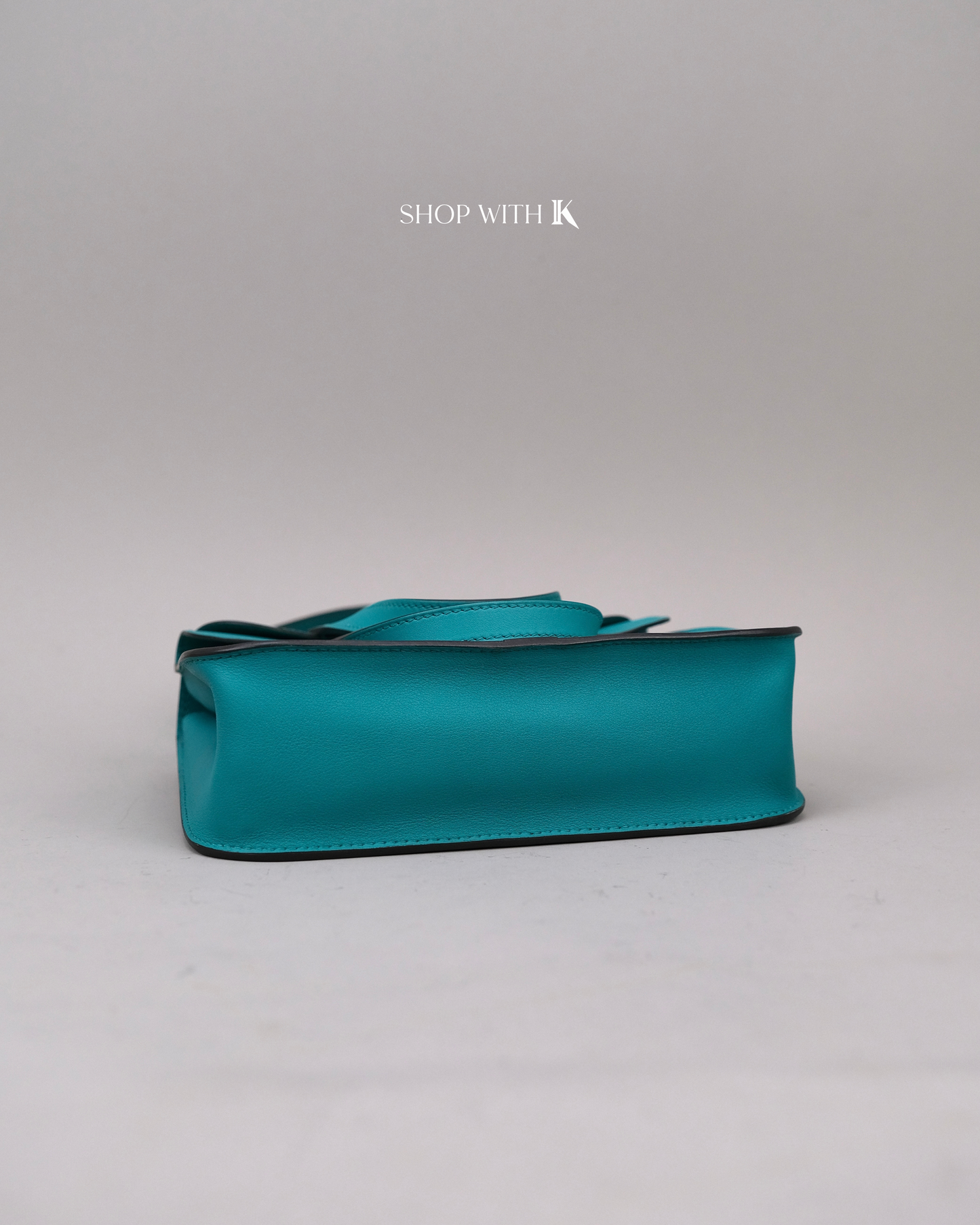 Hermes Mini Halzan Blue Paon PHW