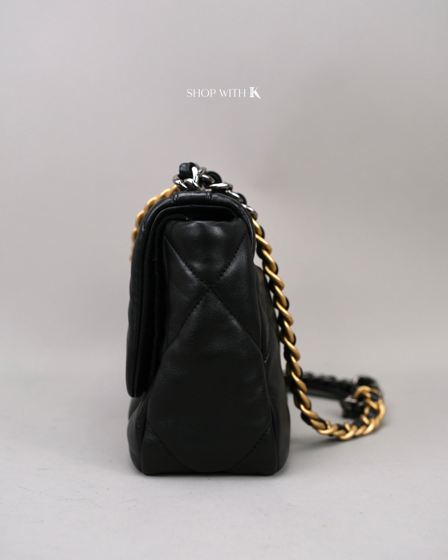 Chanel 19 Small Black GHW